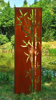 Sichtschutzwand Gartenwand Bambus 75x195cm